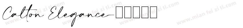 Calton Elegance字体转换